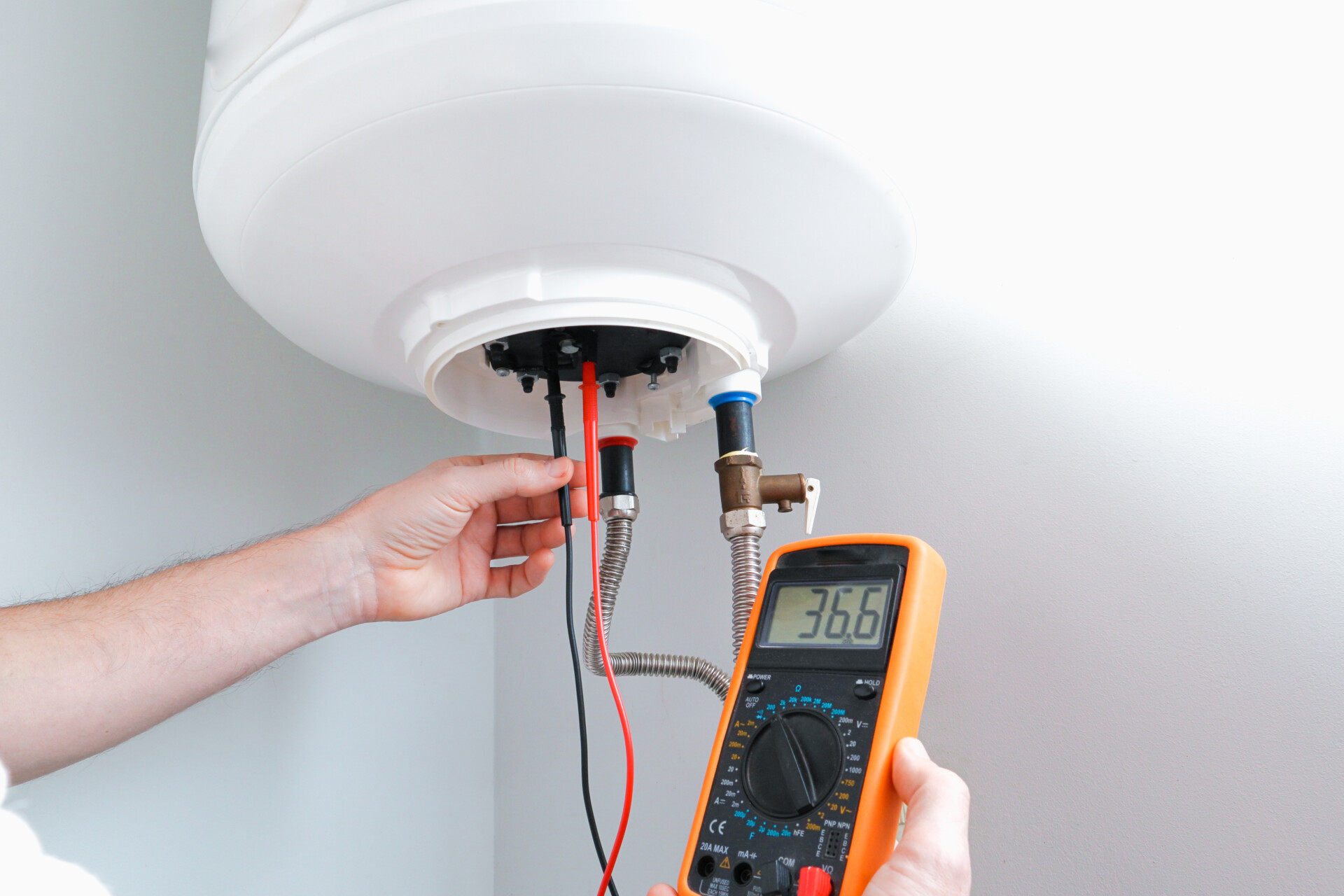 contrôle chauffe-eau