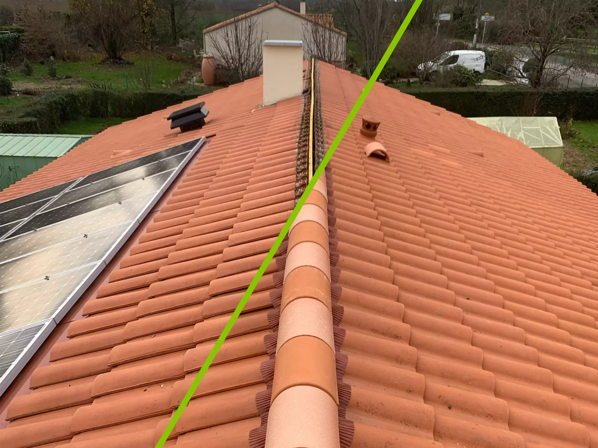 Rénovation de faitage